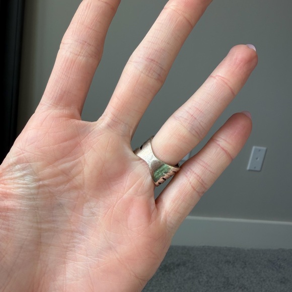 Sterling Silver 925 Multi Band Wrap Ring Chunky Open Statement Size 7 - Picture 3 of 9